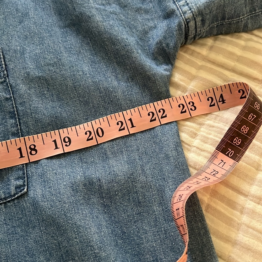 Madewell Chambray Courier  Shirt Dress - Picture 8 of 10